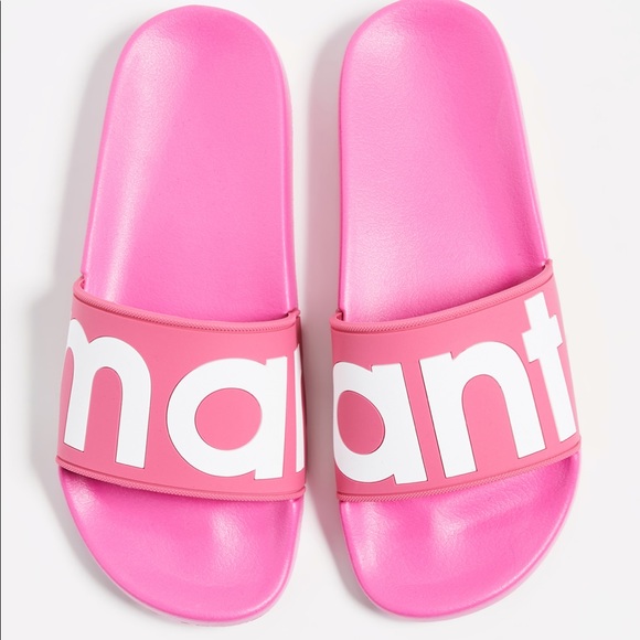Isabel Marant Howee Rubber Pool Slides Sandals - Picture 1 of 5